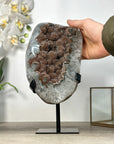 Unique Large Uruguayana Sugar Amethyst Crystal Specimen - MWS2563