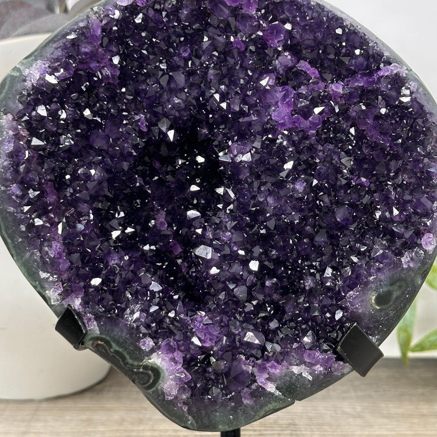Natural Uruguayan Amethyst Geode wth Stand - MWS3193