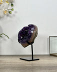 Deep Purple Natural Amethyst Stone Heart - HST0334