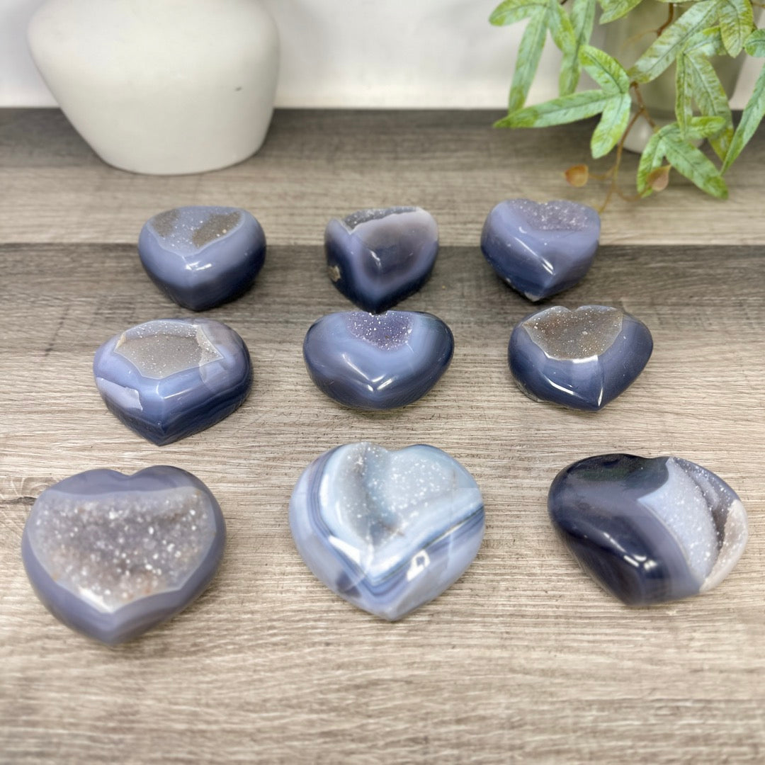 Mixed Minerals Hearts Set - MHLT0350