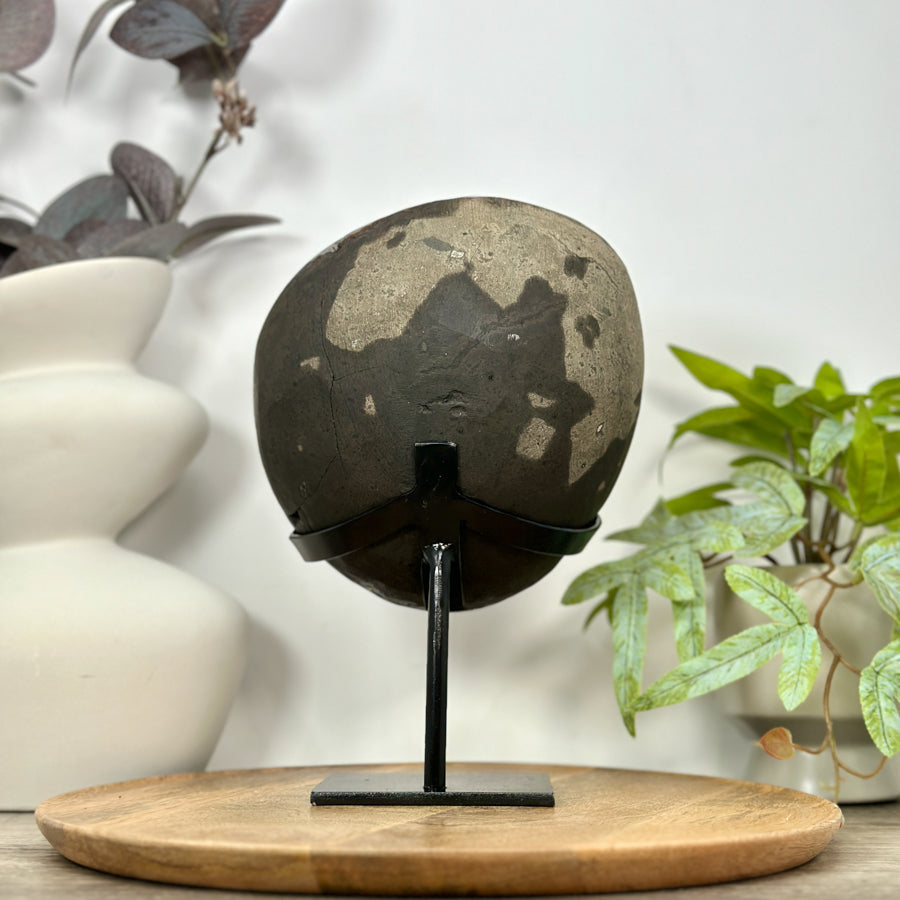 Uruguayan Amethyst Geode on Metal Stand - MWS3105