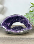 Deep Purple Amethyst Stone Geode from Uruguay - STGE0046