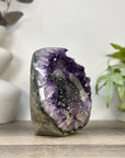 Natural Amethyst Cluster with Collection Grade Calcite Formation - CBP1424