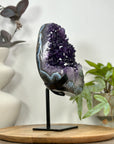 Natural Amethyst & Blue Agate Shell Statement Piece - MWS3116