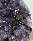 Unique Large Amethyst Cluster with Black Hematite Formation - MWS2529