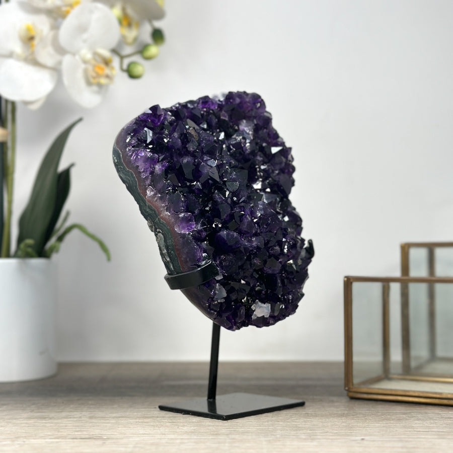 Deep Purple Amethyst Crystal from Uruguay - MWS2212