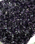 Natural Amethyst Crystal Cluster, Masive Top Quality Stetement Piece - Premium Stand Included - MWS2760