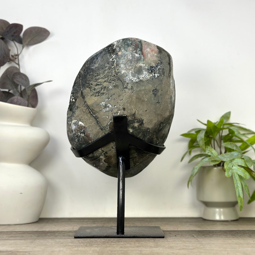 Natural Uruguayan Quartz Geode with Calcite Inclusion - MWS3397