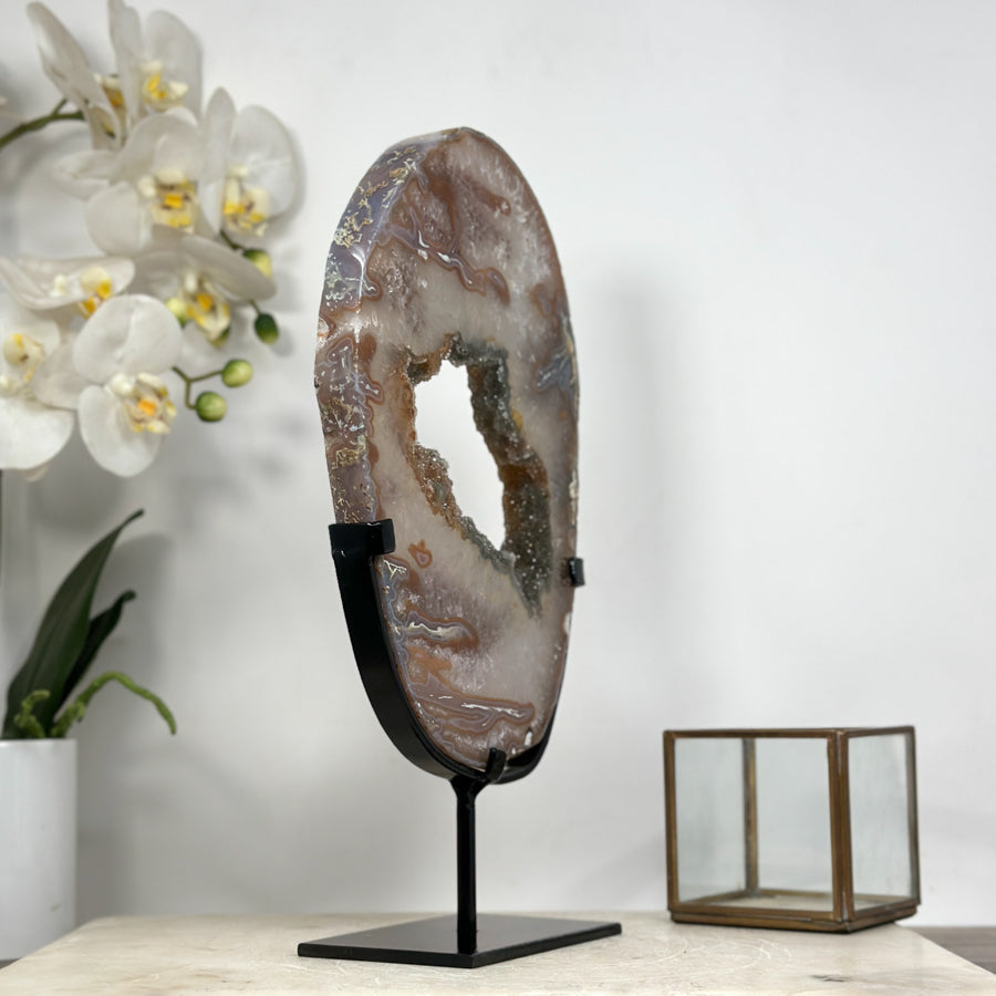 Beautiful Yellow &amp; Green Tone Crystal Portal - MWS1963