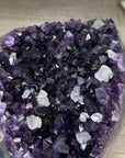 Natural Amethyst Geode with Deep Purple Crystals – Unique Mineral Display Piece - MWS2818