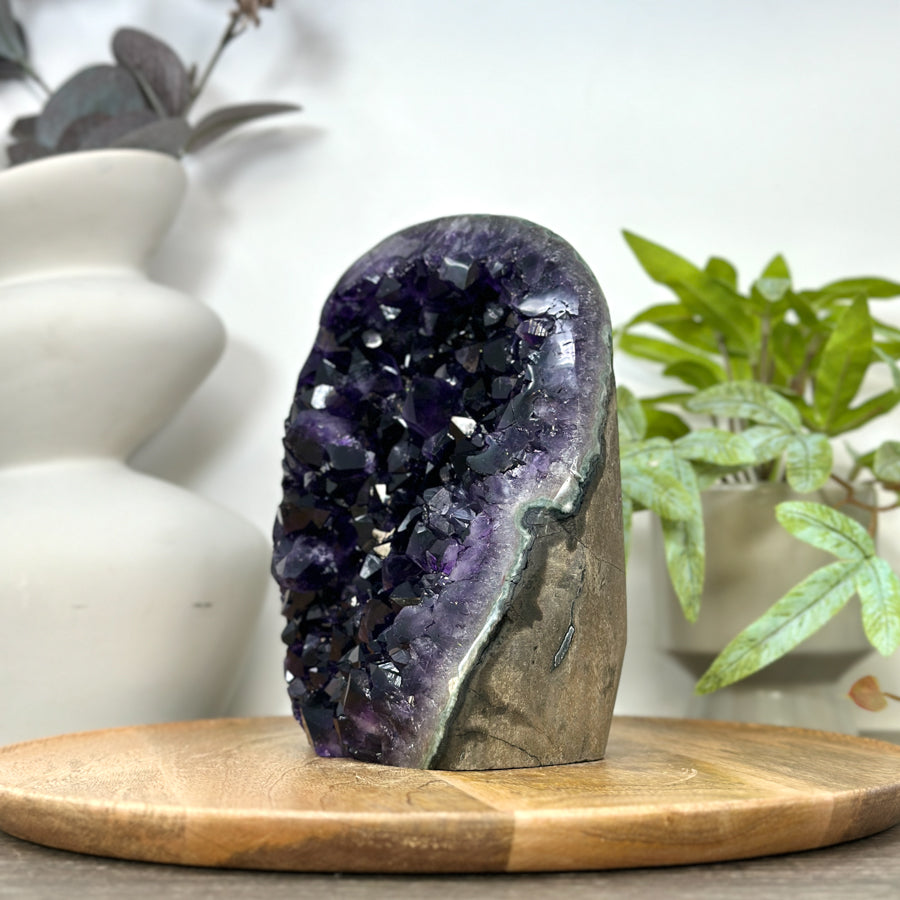 Natural Amethyst Cathedral for Home Decor - CBP1304