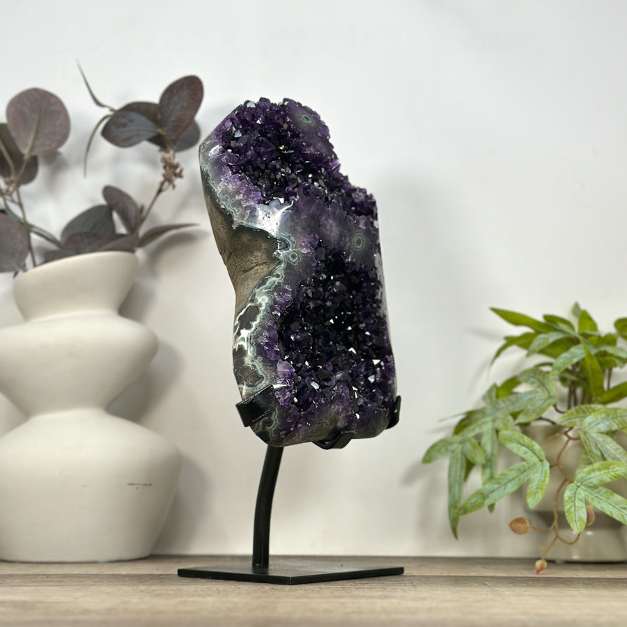 Natural Top Grade Amethyst Crystal Display Specimen - MWS3202