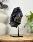 Natural Uruguayan Amethyst Geode on Stand - MWS3050