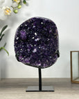 Natural Uruguayan Amethyst Geode with Deep Purple Crystals - MWS2587
