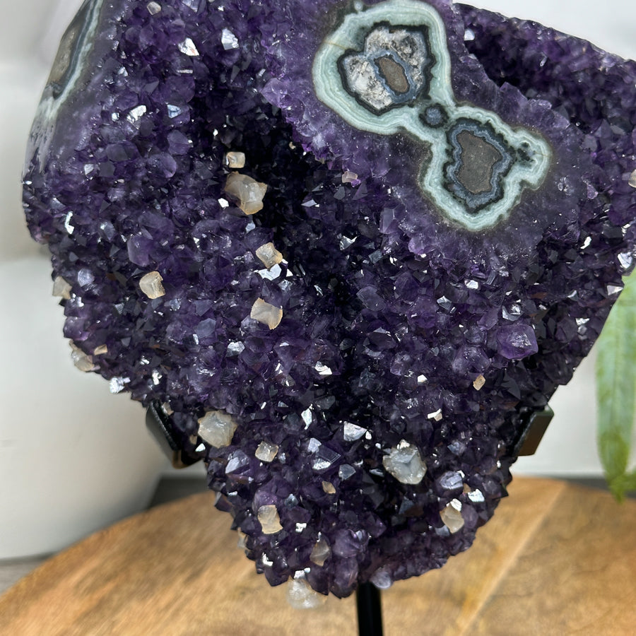Top Grade Amethyst &amp; Green Jasper Stalactite Formation - MWS3107