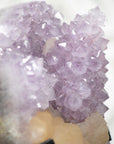 Natural Spirit Amethyst Cluster with Huge Calcite Formation - MWS0433