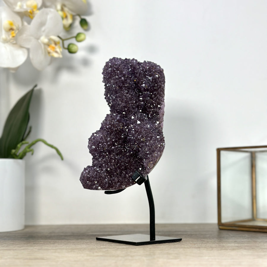 Amethyst Stalactite Formation - Custom Made Stand Included - MWS2549