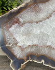 Natural Uruguayan Quartz Stone Slice - SLC0015