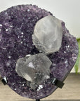 Unique Natural Amethyst Cluster with Calcite Formation - MWS3177