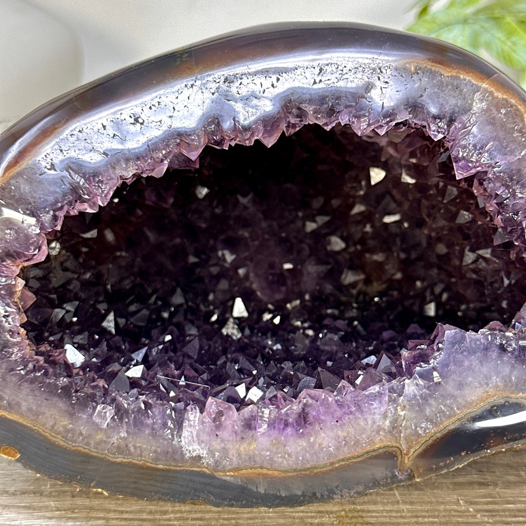 Agate &amp; Amethyst Stone Geode from Uruguay - STGE0095