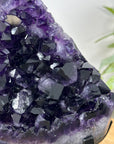 A+ Grade Amethyst Cluster from Uruguay on Metal Stand - MWS3053