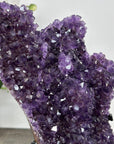 Uruguayan Amethyst Crystal Cluster on Custon made Stand - MWS2895