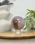 Uruguayan Amethyst Druzy & Agate Sphere Geode - SPH0150
