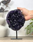 Top Quality Natural Deep Purple Amethyst Geode - MWS3179