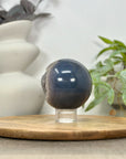 Banded Agate & Quartz Druzy Sphere Geode - SPH0154