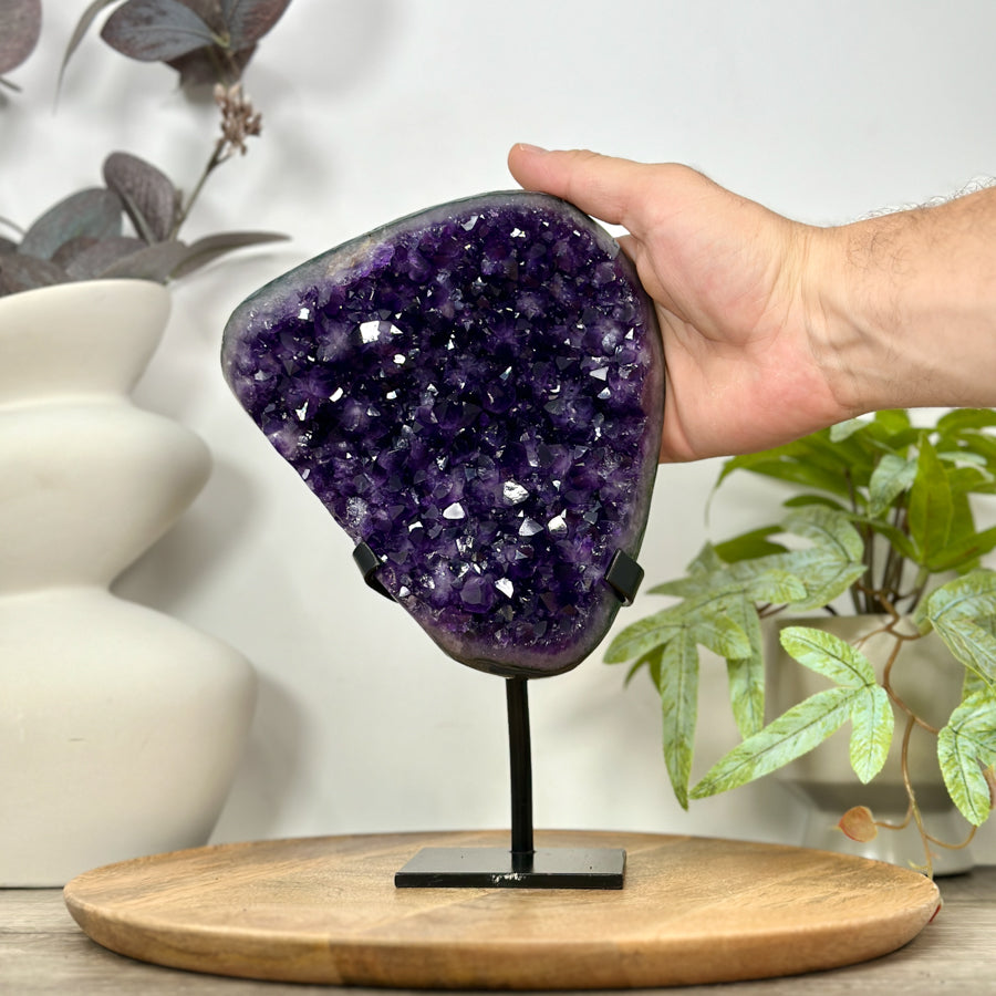 Top Quality Deep Purple Amethyst Crystal Specimen - MWS3109