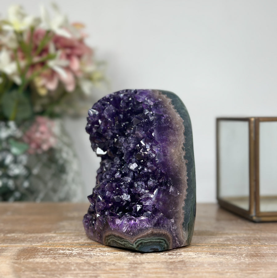 Deep Purple Natural Amethyst Cathdral - CBP1082