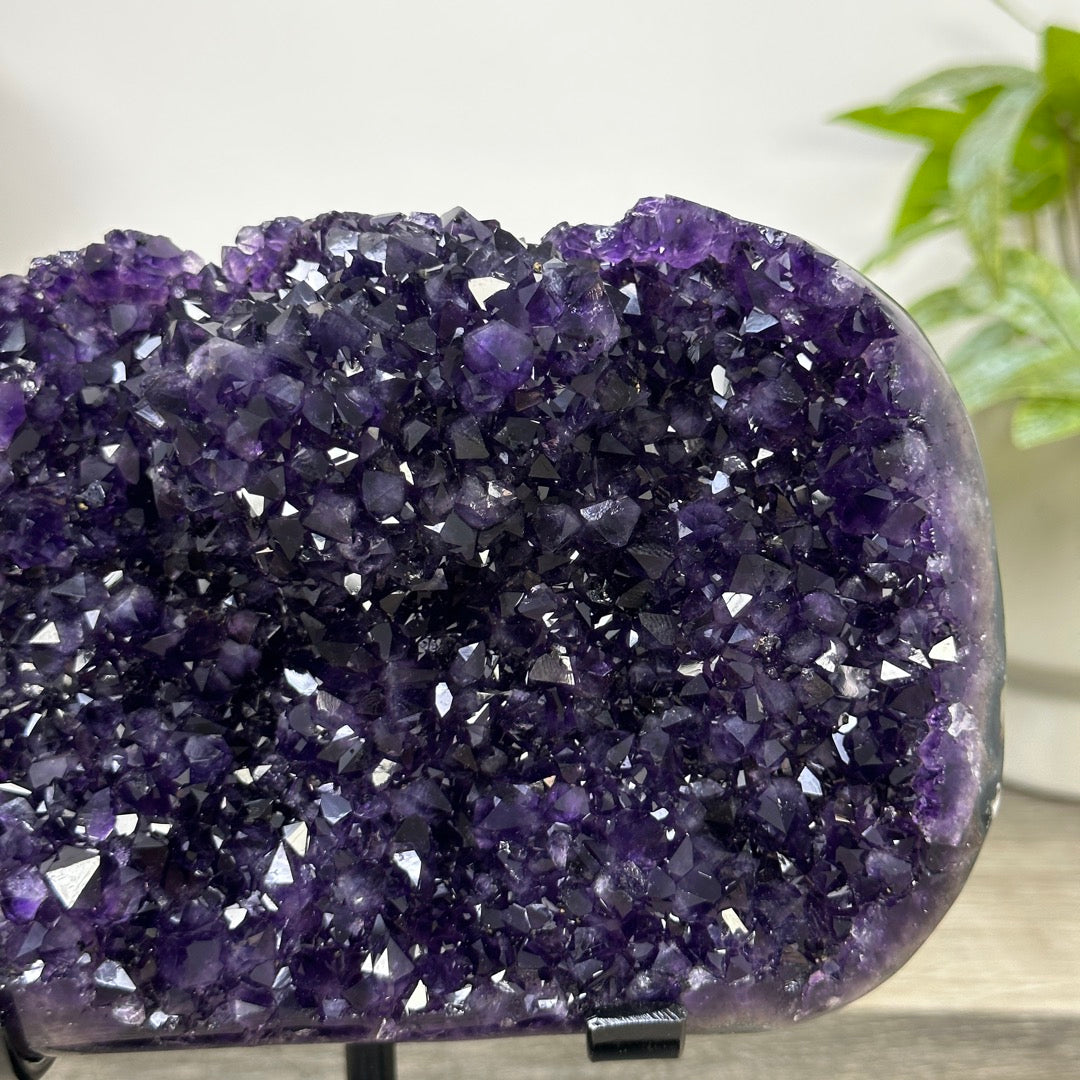 Top Grade Amethyst Crystal Specimen on Metal Stand - MWS3380