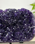 Top Grade Amethyst Crystal Specimen on Metal Stand - MWS3380
