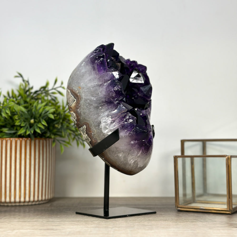 Unique A grade Amethyst Crystal Cluster with Huge Crystals - MWS2165