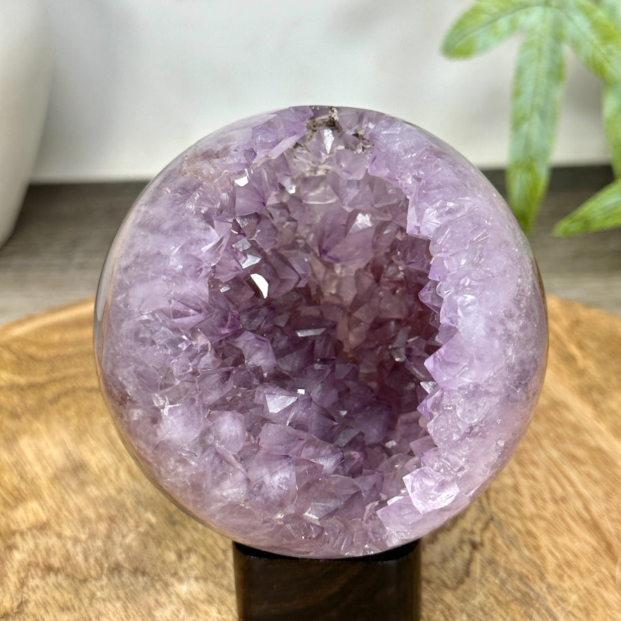 Amethyst Druzy Sphere Geode - SPH0211