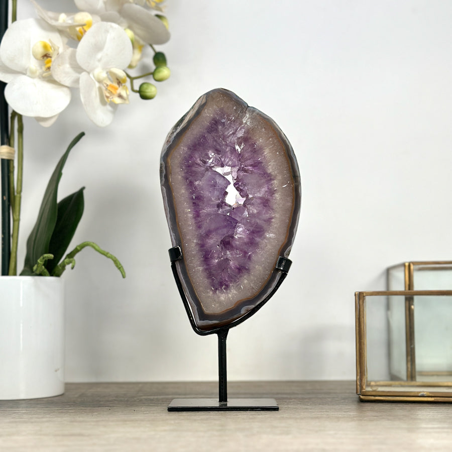 Amethyst &amp; Quartz Crystal Portal - MWS2320