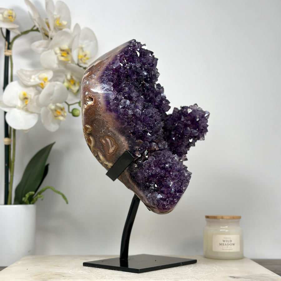 A+ Grade Natural Amethyst Crystal Specimen - MWS2045