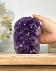 Stunning Natural Amethyst Cut Base with Large Crystals - CBP1124