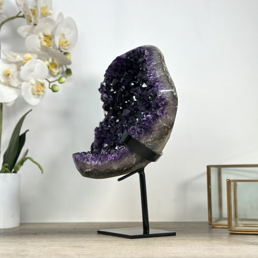 A+ Grade Natural Amethyst Geode - MWS2192