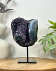 Natural Uruguayan Amethyst & Blue Agate Specimen - MWS3094