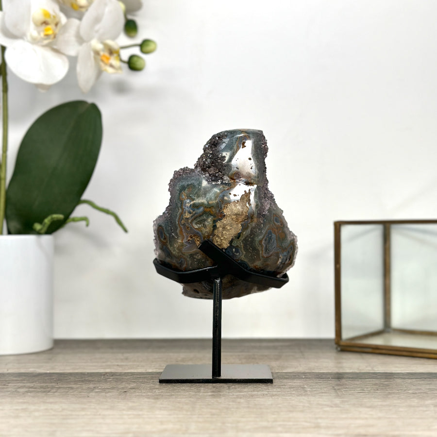 Natural Quartz Stalactite Formation on Stand - MWS2881