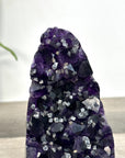 Amethyst Stone Cathedral with Calcite Inclusions - CBP1249