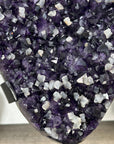 Large Natural Amethyst Specimen with Calcite Inclusions - MWS3092