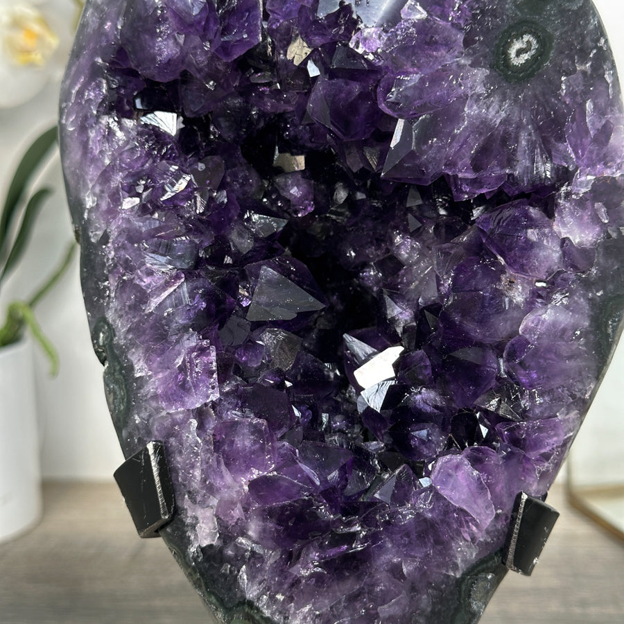 Large Natural Amethyst Geode – Stunning Purple Crystal Statement Piece - MWS2500