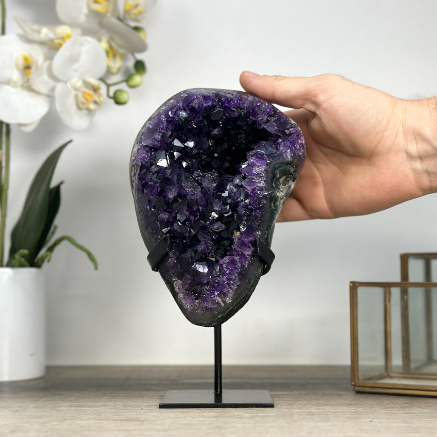 Deep Purple Amethyst Geode - MWS2216