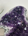 Natural Uruguayan Amethyst Statement Piece on Metal Stand - MWS2846