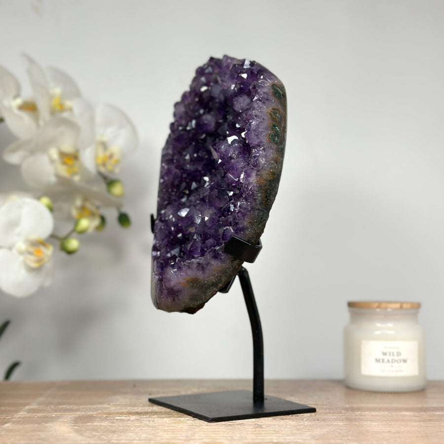 Natural Amethys Crystal Specimen, Perfect Table Centerpiece - MWS1365