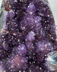 Amethyst Geode Crystal Cluster – Purple Mineral Specimen for Home Decor Display - MWS2697