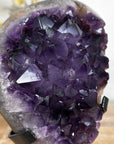 Natural Amethyst Cluster with Large & Shinny Crystals - MWS1970