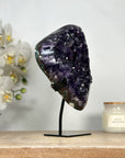 Natural Amethyst Crystal Cluster with Large & Shinny Crystals - MWS2067